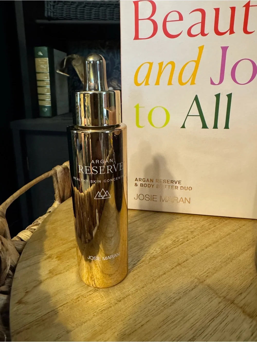 JOSIE MARAN Whipped Argan Oil Body Butter +  Reserve Serum Gift Set